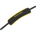 FENDER Tracolla x Third Man Hardware Leather Strap, Black/Yellow - vai con la sigla