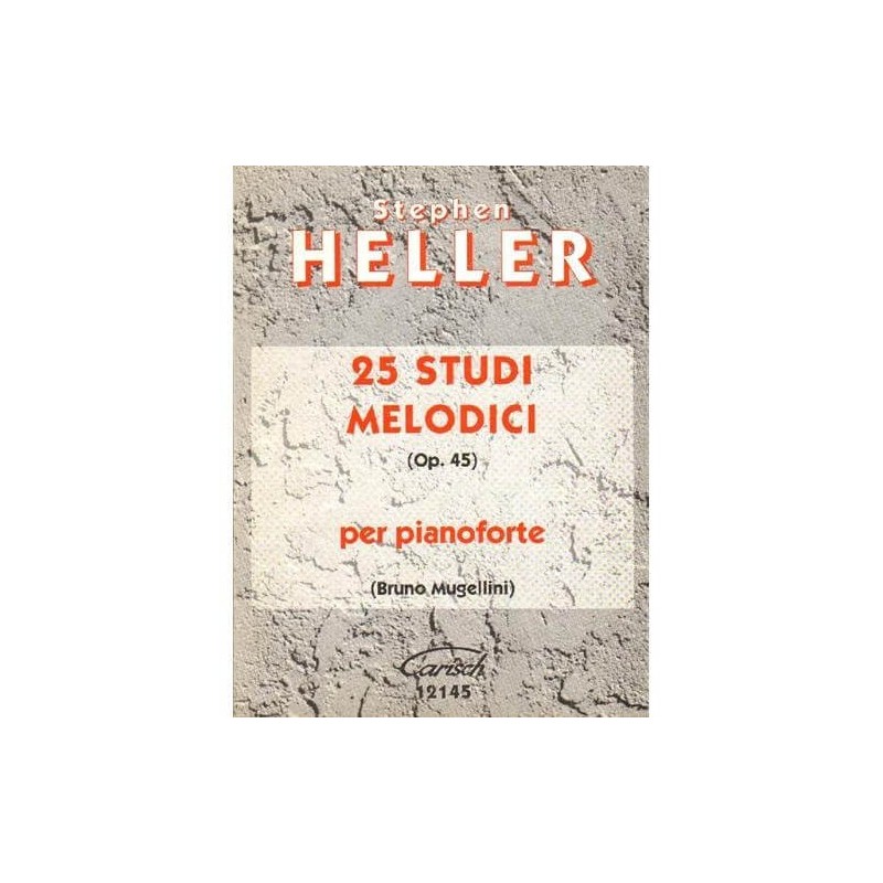 S. Heller: 25 Studi Melodici Op.45, per Pianoforte - vai con la sigla