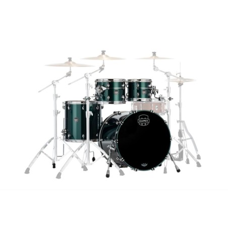 MAPEX IT SE529XMPQ SATURN EVOLUTION MAPLE ROCK 4 PEZZI BRUNSWICK GREEN