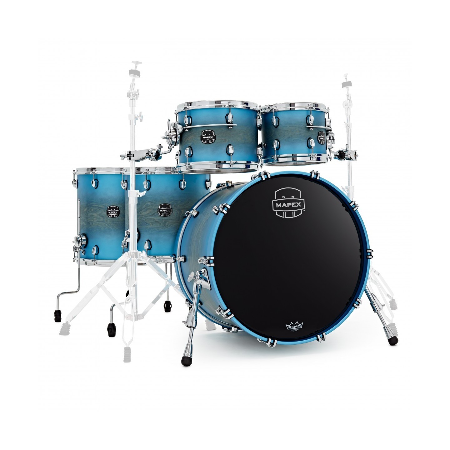 MAPEX IT SE628XMPT SATURN EVOLUTION MAPLE WORKHORSE 5 PEZZI EXOTIC AZURE BURST