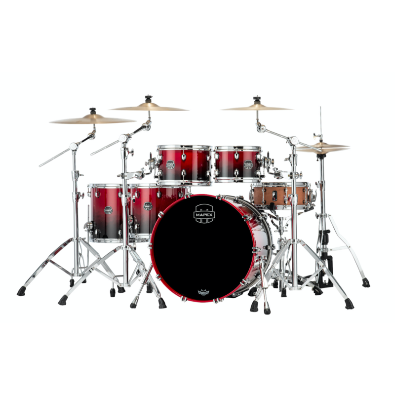 MAPEX IT SR628XURQ SATURN NEW STUDIOEASE FAST 5 PEZZI SCARLET FADE