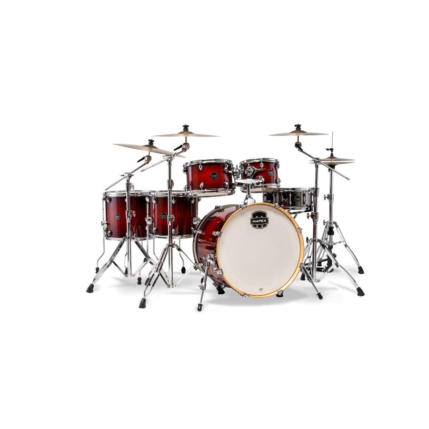MAPEX IT AR628SFUVNR ARMORY STUDIOEASE FAST 6 PEZZI RED ONYX BURST