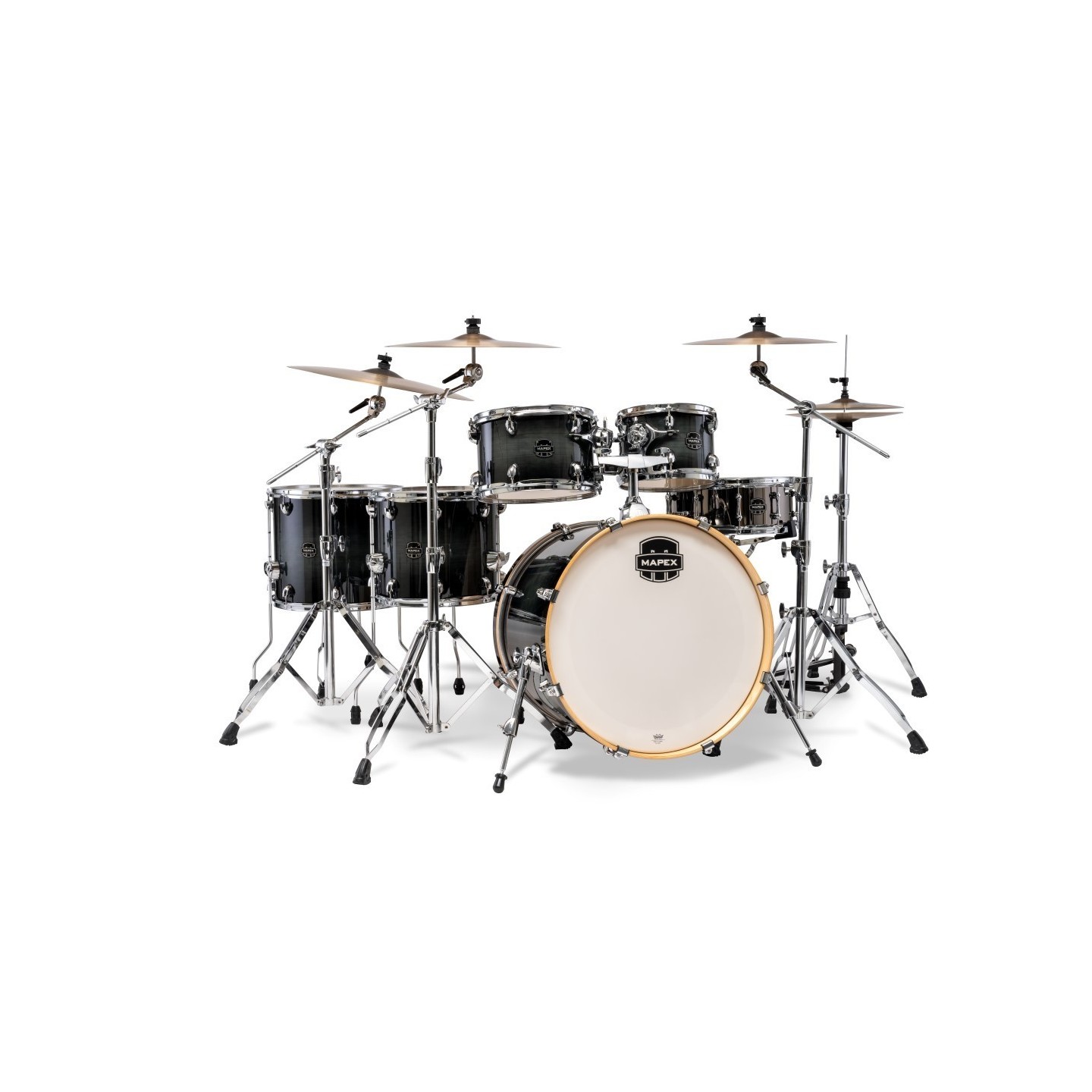 MAPEX IT AR628SFUVOZ ARMORY STUDIOEASE FAST 6 PEZZI BLACK ONYX BURST