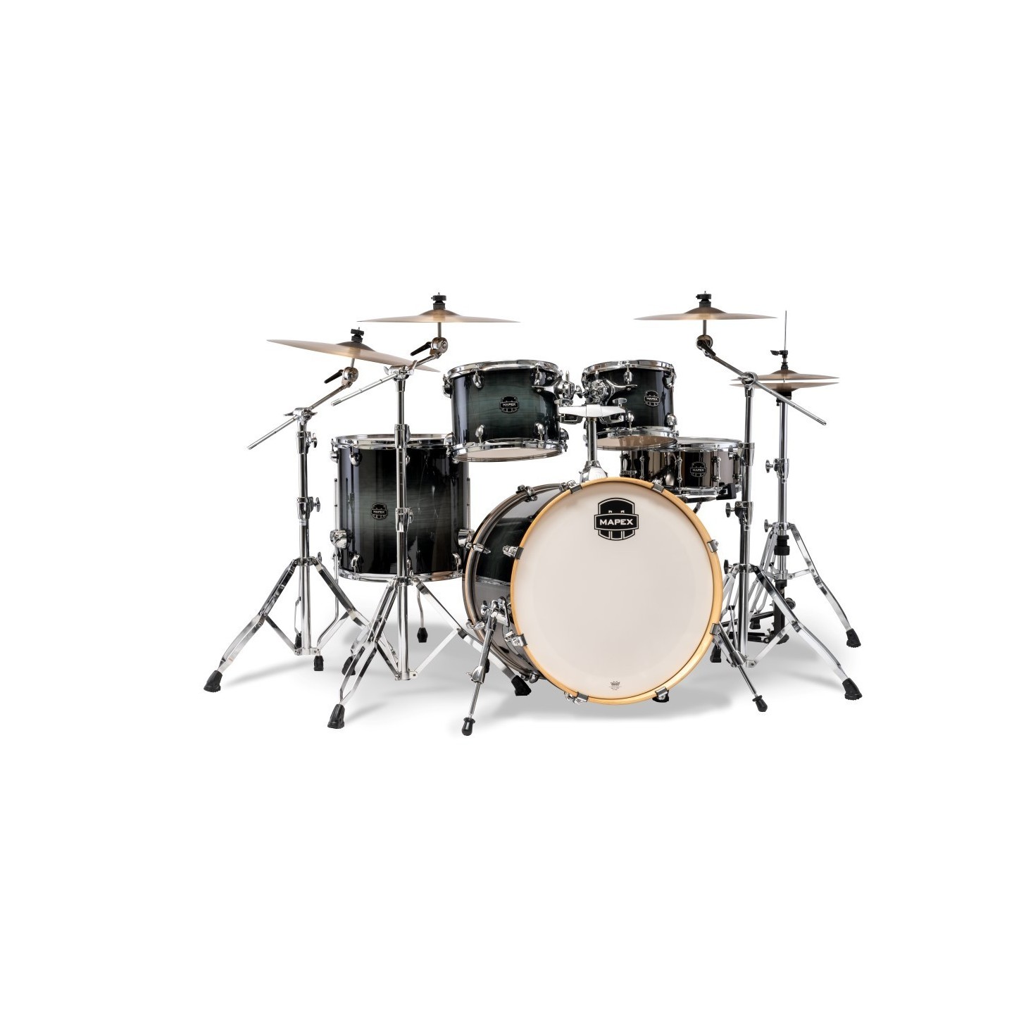 MAPEX IT AR529SVOZ ARMORY ROCK 5 PEZZI BLACK ONYX BURST