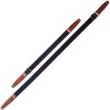 MAGRABO' Stripe SC Cotton Nero 5 cm terminali Twinkle Marrone, fibbia Recta Ottone - vai con la sigla