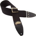 MAGRABO' Stripe SC Cotton Nero 8 cm terminali Core Nero, fibbia Recta Ottone - vai con la sigla