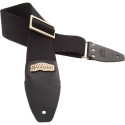 MAGRABO' Stripe SC Cotton Nero 8 cm terminali Core Nero, fibbia Recta Ottone - vai con la sigla
