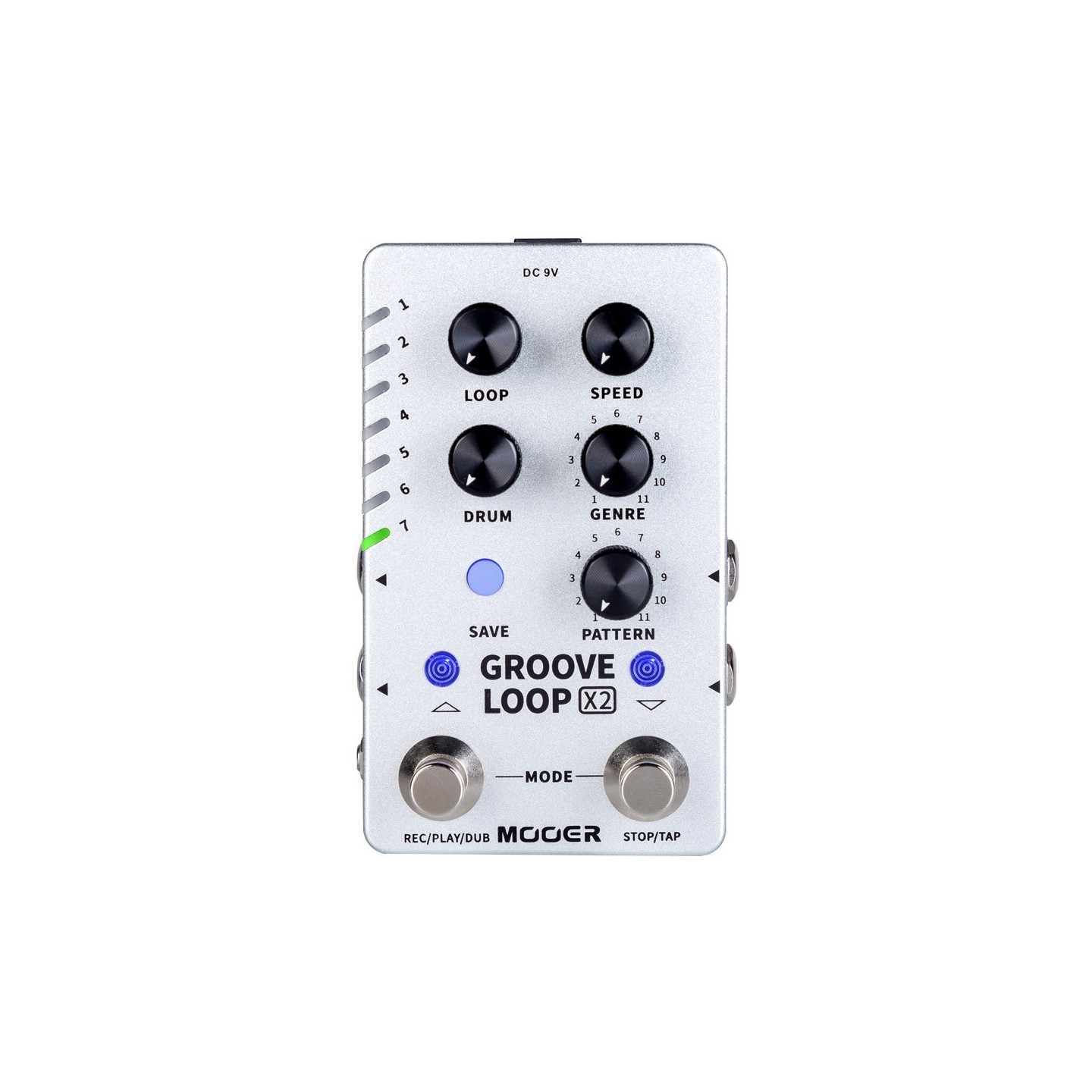 MOOER GROOVE LOOP X2 LOOPER Y DRUM MACHINE