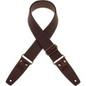 MAGRABO' Stripe SC Entry Marrone 5 cm terminali Marrone Scuro fibbia Ottone Antico - vai con la sigla