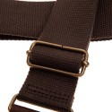 MAGRABO' Stripe SC Entry Marrone 5 cm terminali Marrone Scuro fibbia Ottone Antico - vai con la sigla