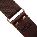 MAGRABO' Stripe SC Entry Marrone 5 cm terminali Marrone Scuro fibbia Ottone Antico - vaiconlasigla