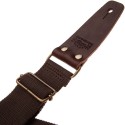MAGRABO' Stripe SC Entry Marrone 5 cm terminali Marrone Scuro fibbia Ottone Antico - vai con la sigla