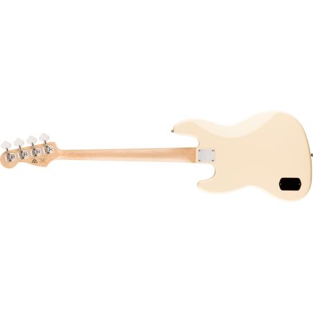 FENDER Affinity Series Active Jazz Bass, Maple Fingerboard, Black Pickguard, Olympic White - vai con la sigla