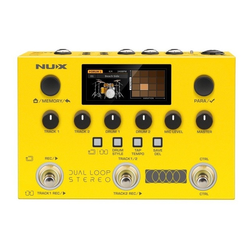NUX NML-3DLS DUAL LOOP STEREOLooper stereo a pedale - vai con la sigla