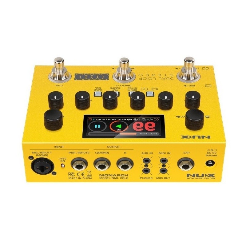 NUX NML-3DLS DUAL LOOP STEREOLooper stereo a pedale - vai con la sigla