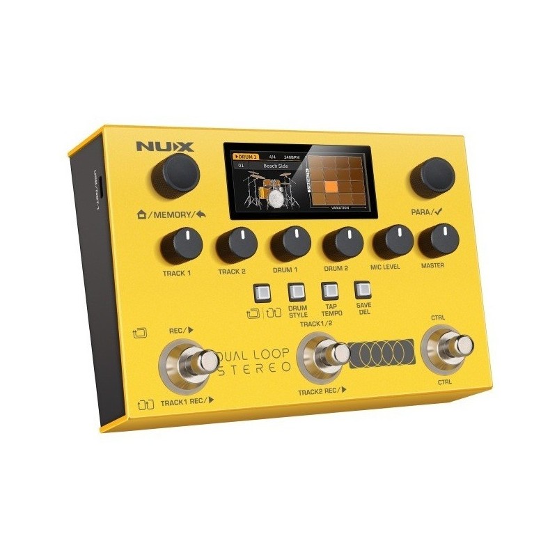NUX NML-3DLS DUAL LOOP STEREOLooper stereo a pedale - vai con la sigla