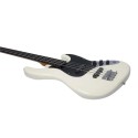 Eko Guitars JB-400 Vintage White - basso 4 corde - vai con la sigla