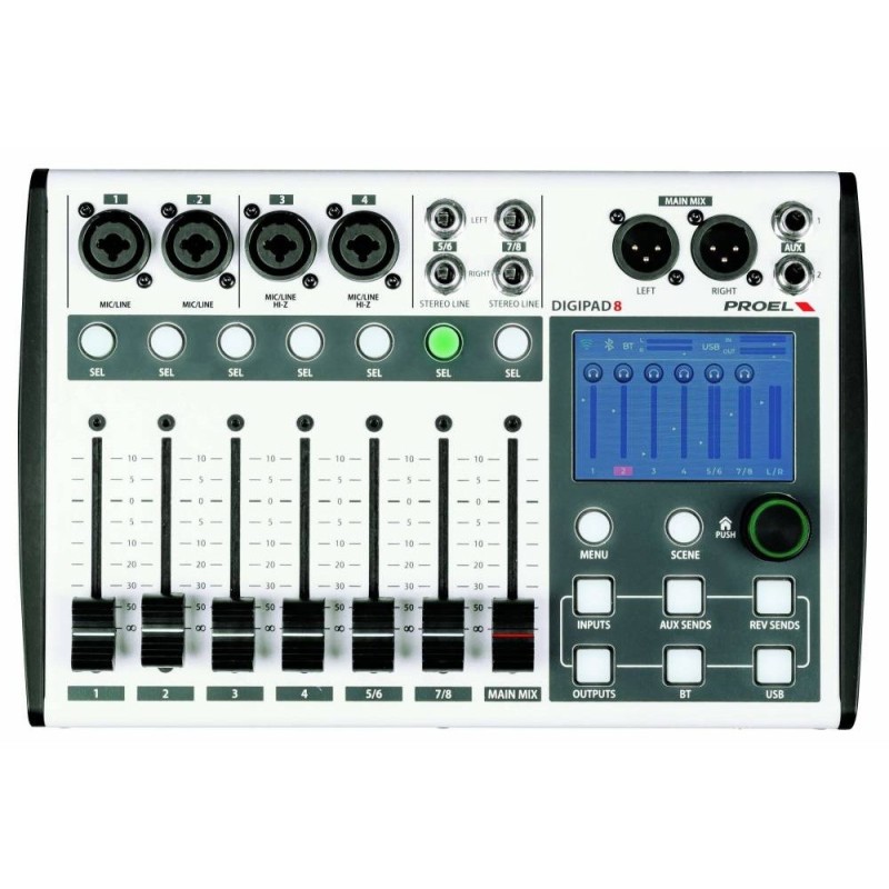 PROEL Mixer Digitale DIGIPAD8 - vai con la sigla
