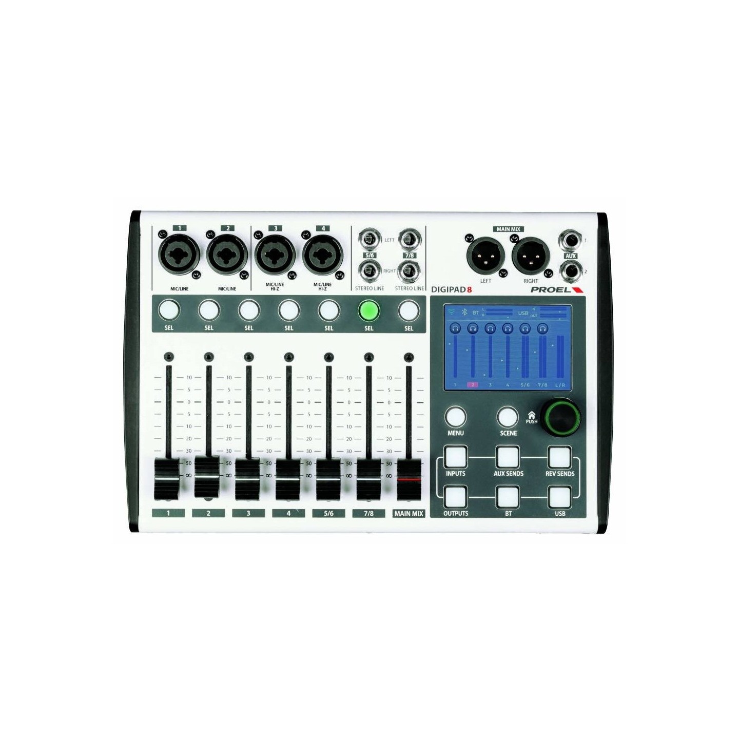 PROEL Mixer Digitale DIGIPAD8 - vai con la sigla