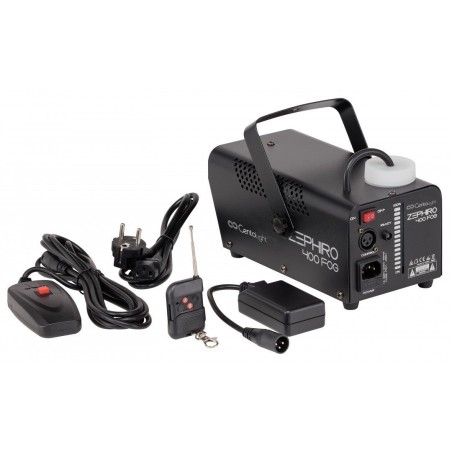 CENTOLIGHT ZEPHIRO FOG 400Macchina da fumo compatta con comando a filo e radiocomando. - vai con la sigla
