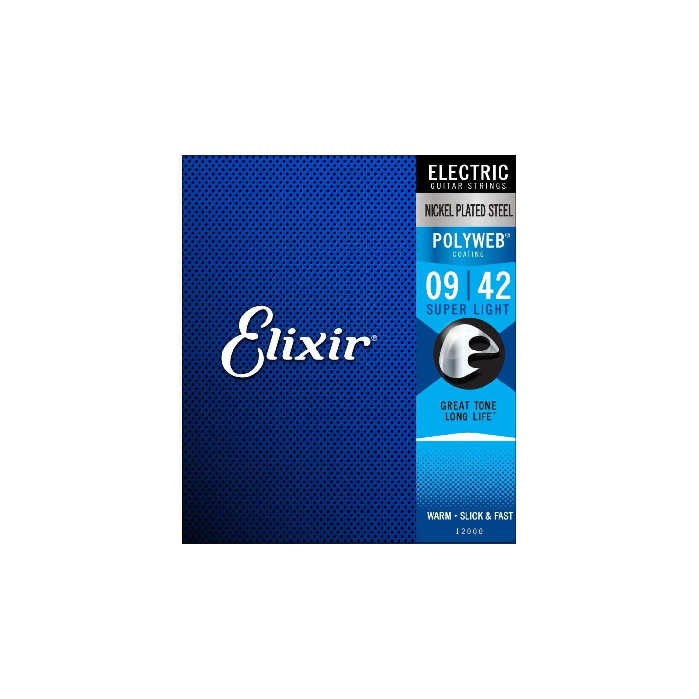 ELIXIR 12000 Electric Nickel Plated Steel POLYWEB - Corde per chitarra elettrica - vai con la sigla