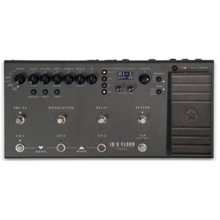 BLACKSTAR ID:X FLOOR THREE - pedaliera per chitarra e basso - vai con la sigla