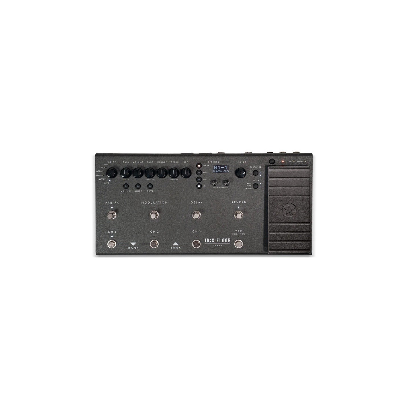BLACKSTAR ID:X FLOOR THREE - pedaliera per chitarra e basso - vai con la sigla
