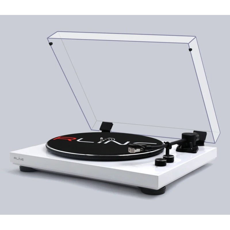 RLINE RLTN11WH Giradischi con trazione a cinghia e  Bluetooth Bianco Lucido - vai con la sigla