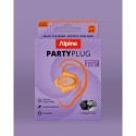 ALPINE PARTYPLUG-2025-TR Tappi per le orecchie con filtro musicale per festival, eventi e concerti - trasparenti - vai c
