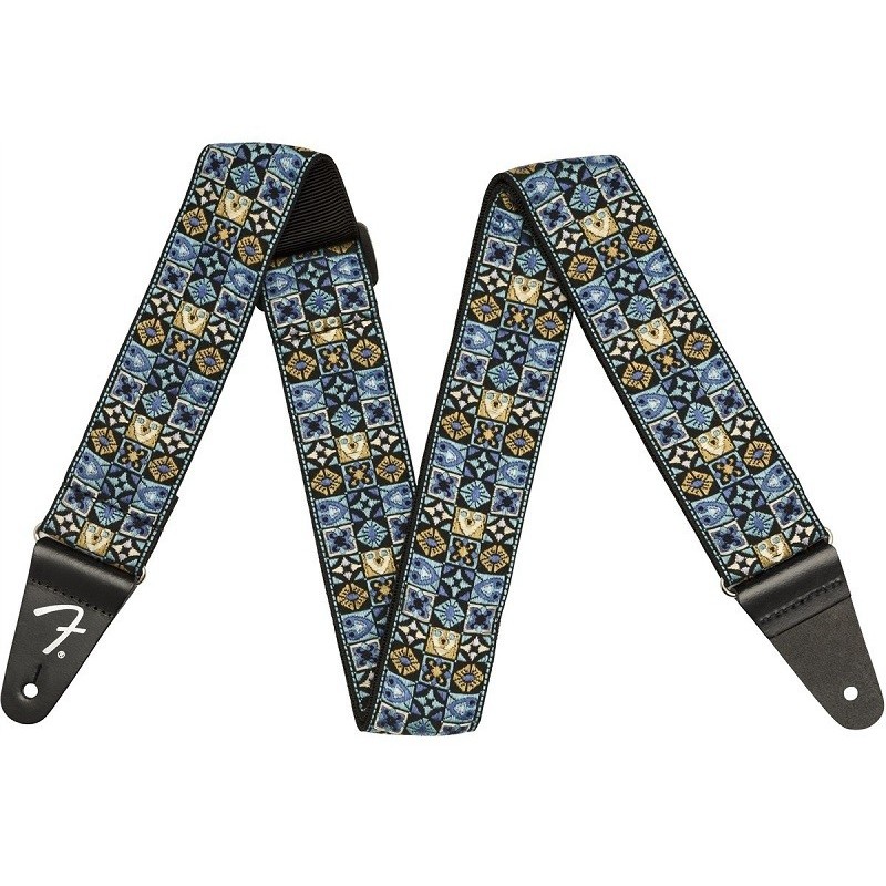 Fender Tracolla Fender® Festival Blue - vai con la sigla