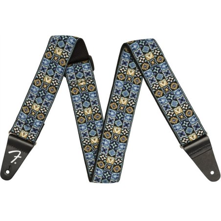 Fender Tracolla Fender® Festival Blue - vai con la sigla