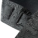 MAGRABO' Holes HC Embossed Flores Nero 6 cm - vaiconlasigla
