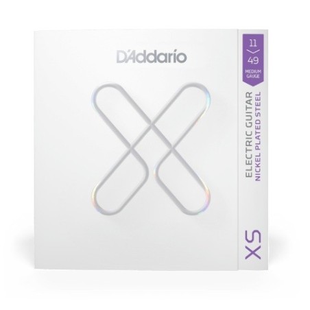 D'ADDARIO Corde rivestite XS Nickel per chitarra elettrica, scalatura Medium 11-49 - vai con la sigla
