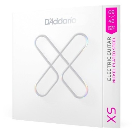 D'ADDARIO Corde rivestite XS Nickel per chitarra elettrica, scalatura Super Light 09-42 - vai con la sigla