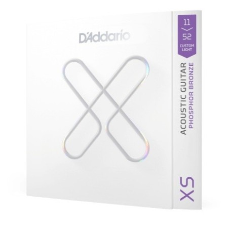 D'ADDARIO XSAPB1152 - Corde in fosforo-bronzo, scalatura leggera custom, 11-52 - vai con la sigla
