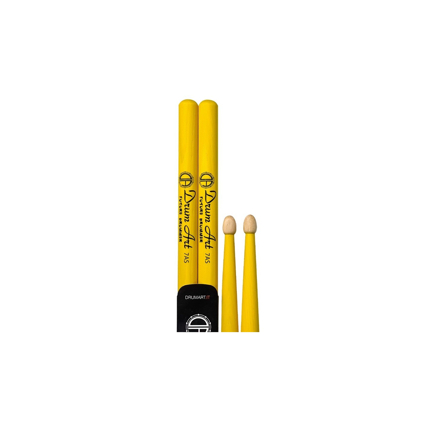 DRUM ART BACCHETTE HICKORY 7AS Future Drummer Gialle - vai con la sigla