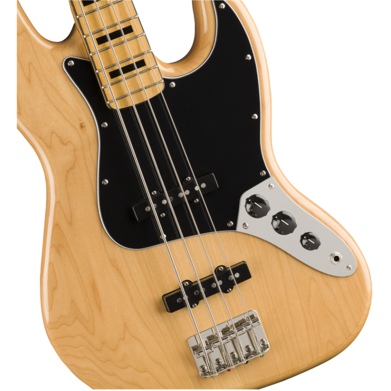 Fender Classic Vibe '70s Jazz Bass® natural - vai con la sigla
