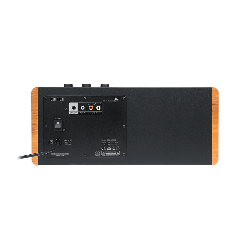 EDIFIER D12 LEGNO - diffusore amplificato bluetooth - vai con la sigla