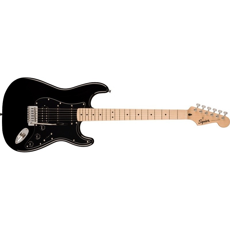 FENDER Squier Sonic Stratocaster HSS, Maple Fingerboard, Black - vai con la sigla