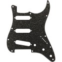 FENDER Battipenna ibrido vetro/glitterato Black Stratocaster S/S/S - vai con la sigla