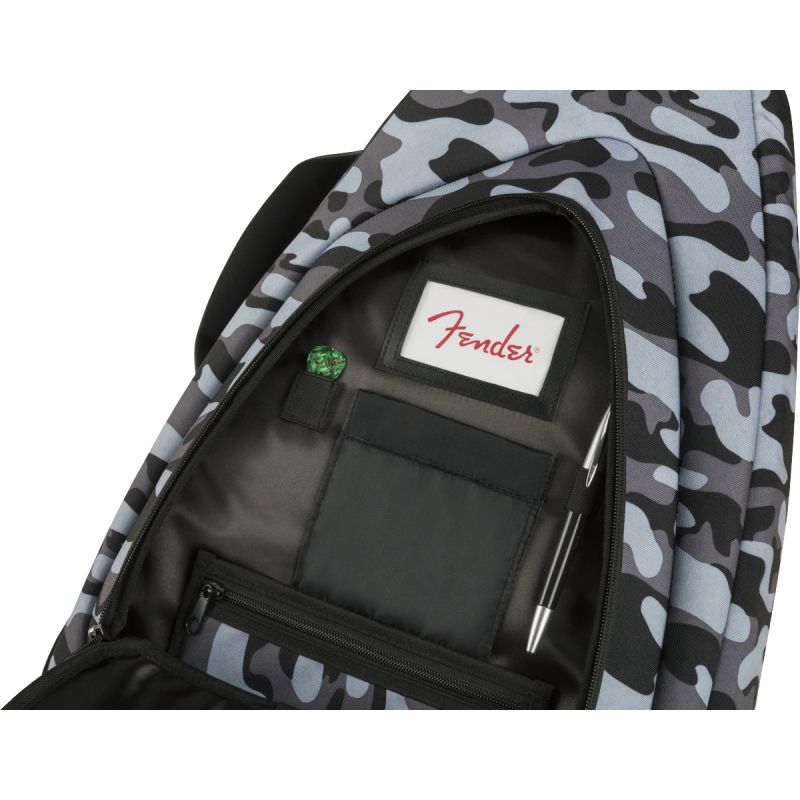 FENDER FE920 Electric Guitar Gig Bag Winter Camo - vai con la sigla