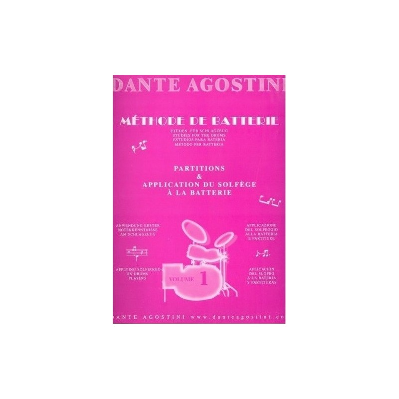 Dante Agostini, Metodo per Batteria  Vol.1 - vaiconlasigla