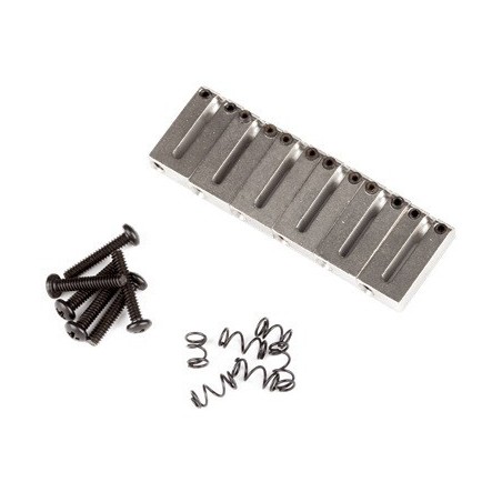 FENDER Amercian Series Guitar Bridge Sections (6 Saddles) (Satin) - vaiconlasigla