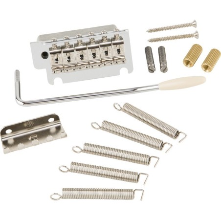 FENDER Deluxe Series 2-Point Tremolo Assembly, Chrome - vai con la sigla