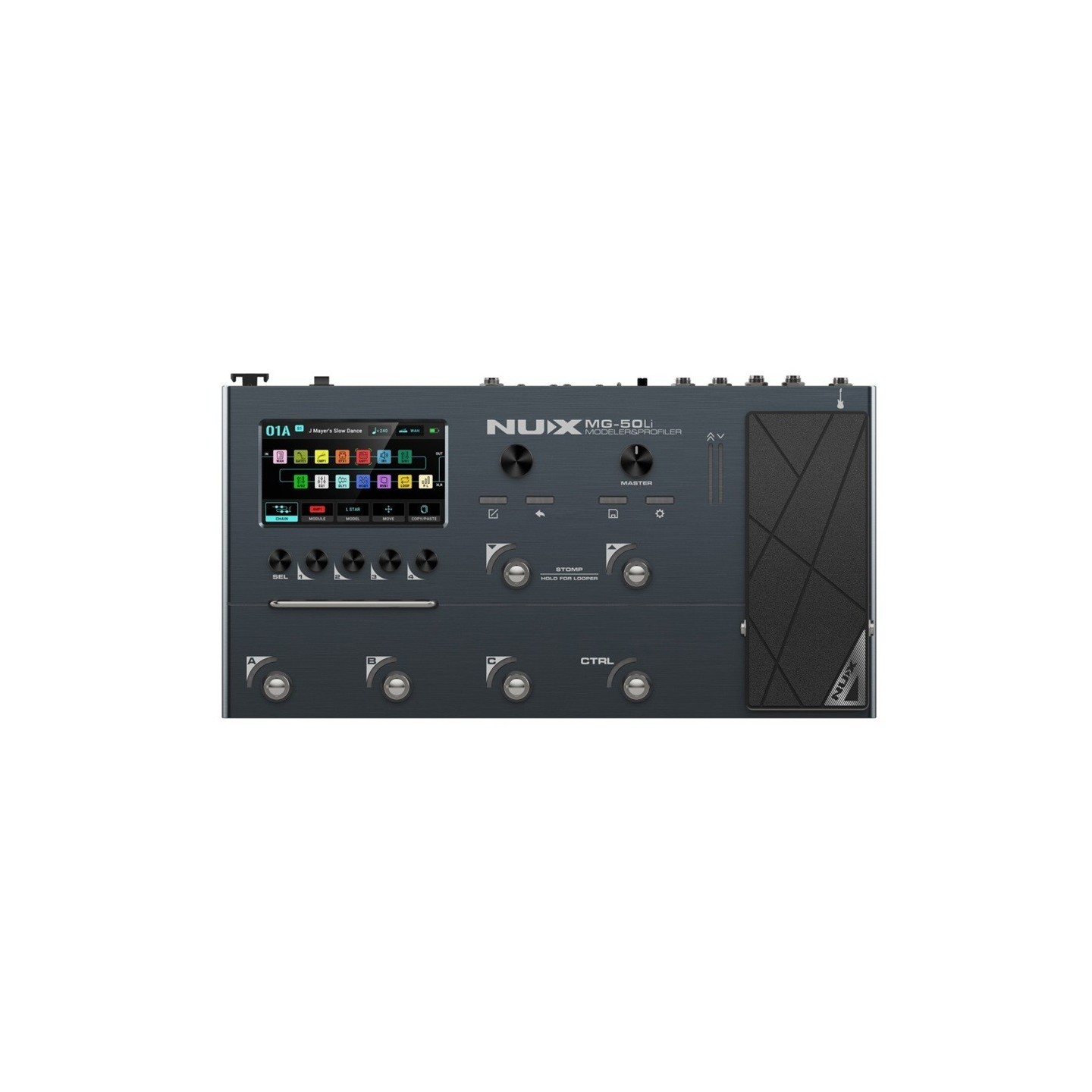 NUX MG-50li DB Modeler & Profiler con batteria al litio (versione Dark Blue) - vai con la sigla