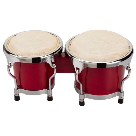 SOUNDSATION SBW-SB1 Bongo da 4"+ 5" in finitura legno scuro - vai con la sigla