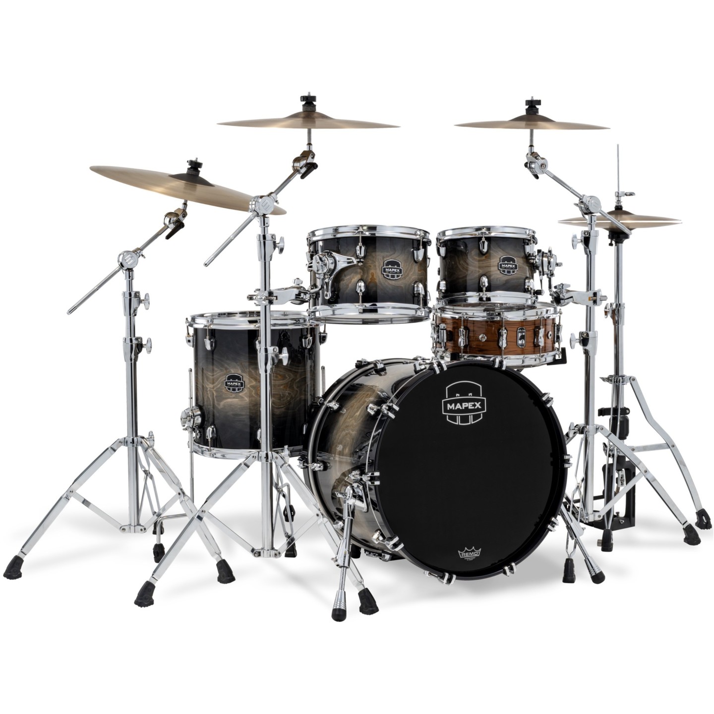 MAPEX IT SR504XZXG DRUM SET SATURN VI BLACK INK BURST