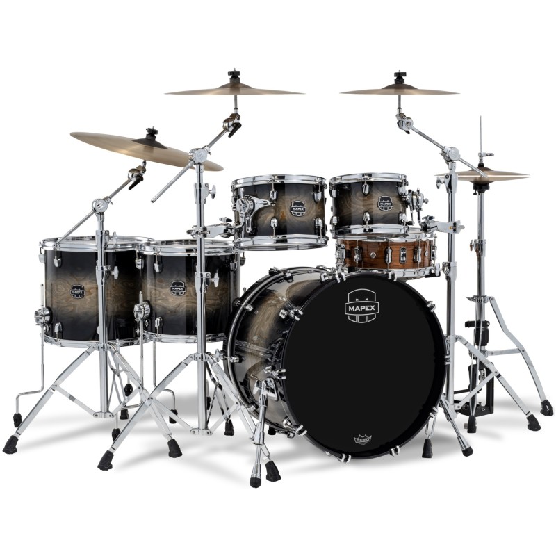 MAPEX IT SR628XUZXG DRUM SET SATURN VI BLACK INK BURST