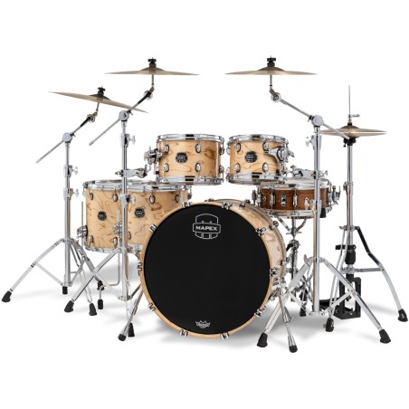 MAPEX IT SR628XUZXN DRUM SET SATURN VI NATURAL MAPLE BURL