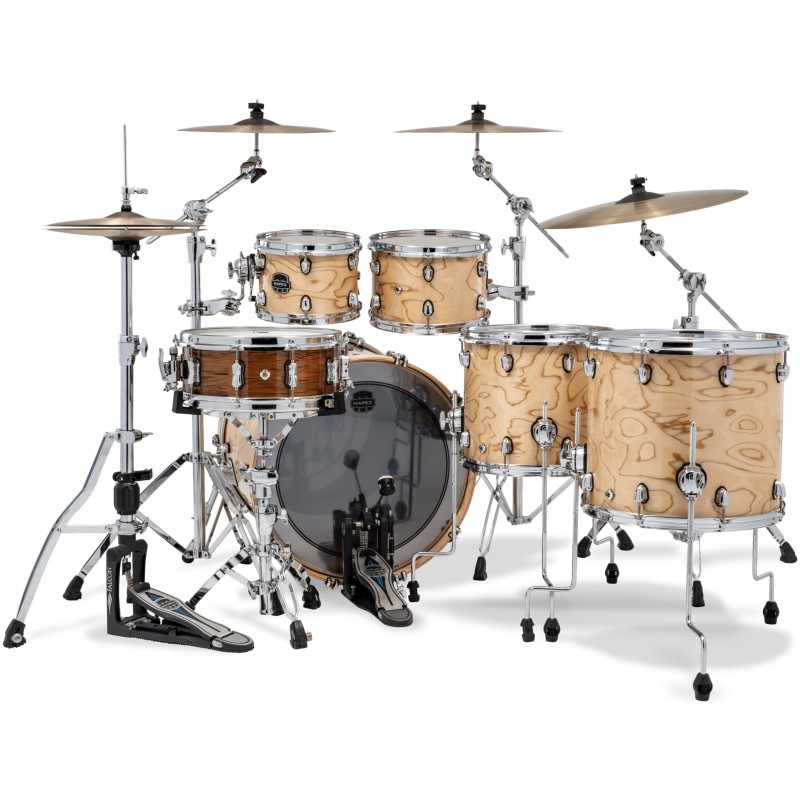 MAPEX IT SR628XUZXN DRUM SET SATURN VI NATURAL MAPLE BURL